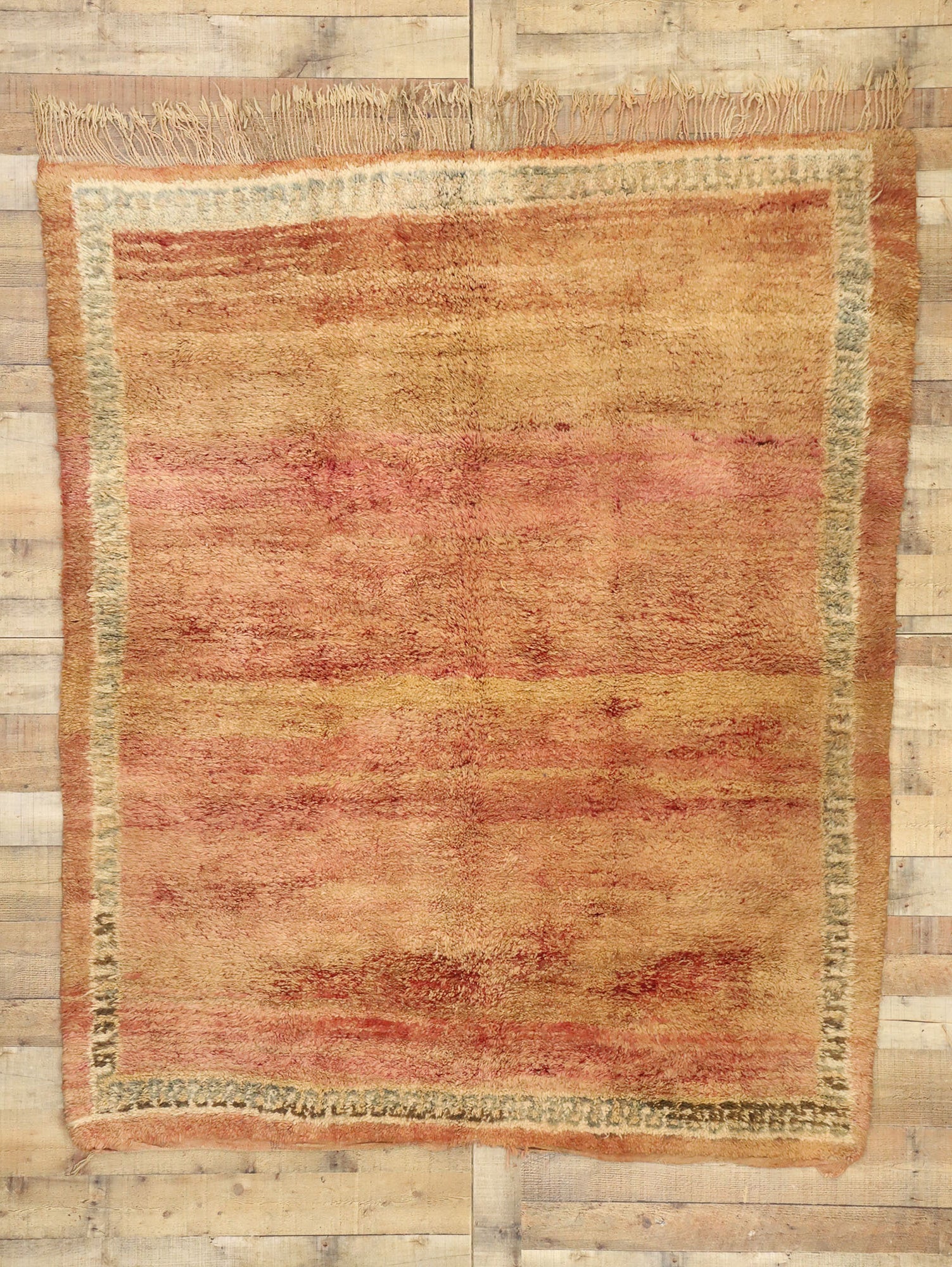 6 x 7 Vintage Beni Mrirt Moroccan Rug 20907