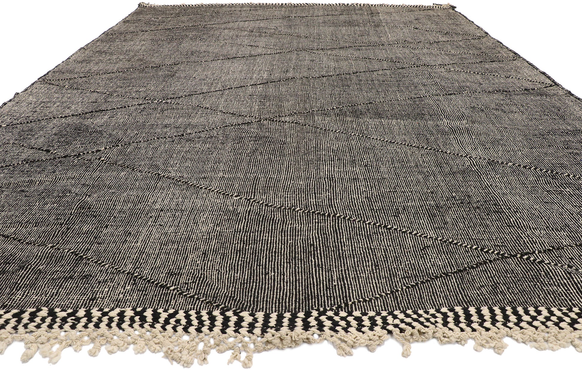 10 x 14 Contemporary Zanafi Kilim Rug 20909