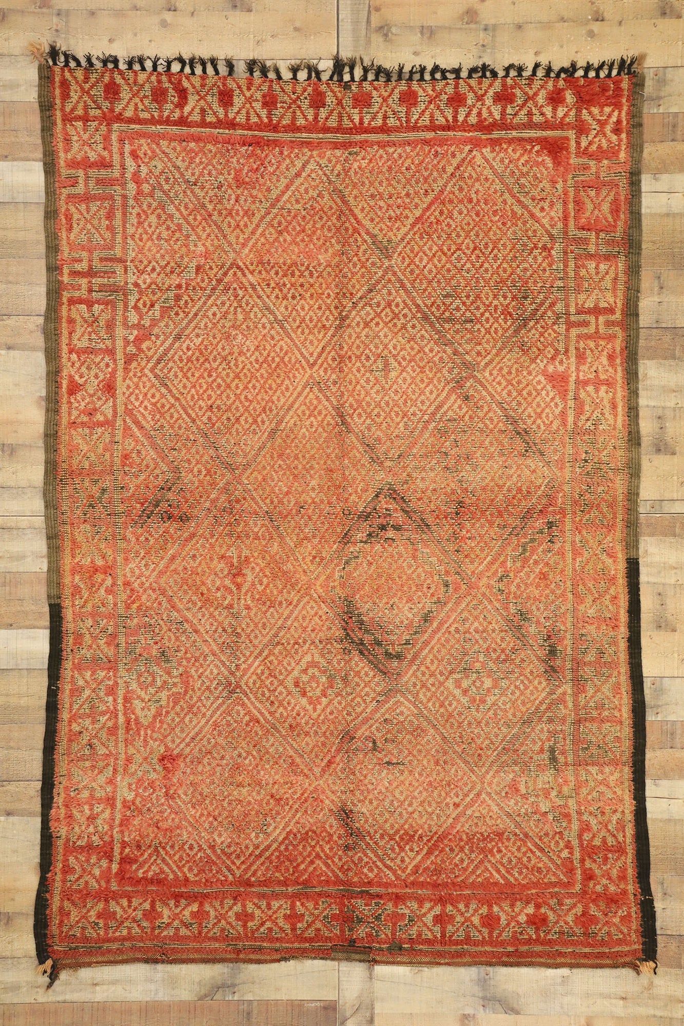 6 x 8 Vintage Zayane Moroccan Rug 20913