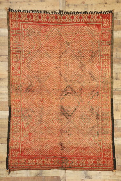 6 x 8 Vintage Zayane Moroccan Rug 20913