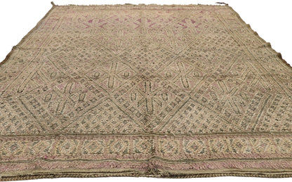 6 x 9 Vintage Zayane Moroccan Rug 20915