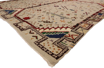 13 x 18 Vintage Moroccan Kilim Glaoui Rug 20923