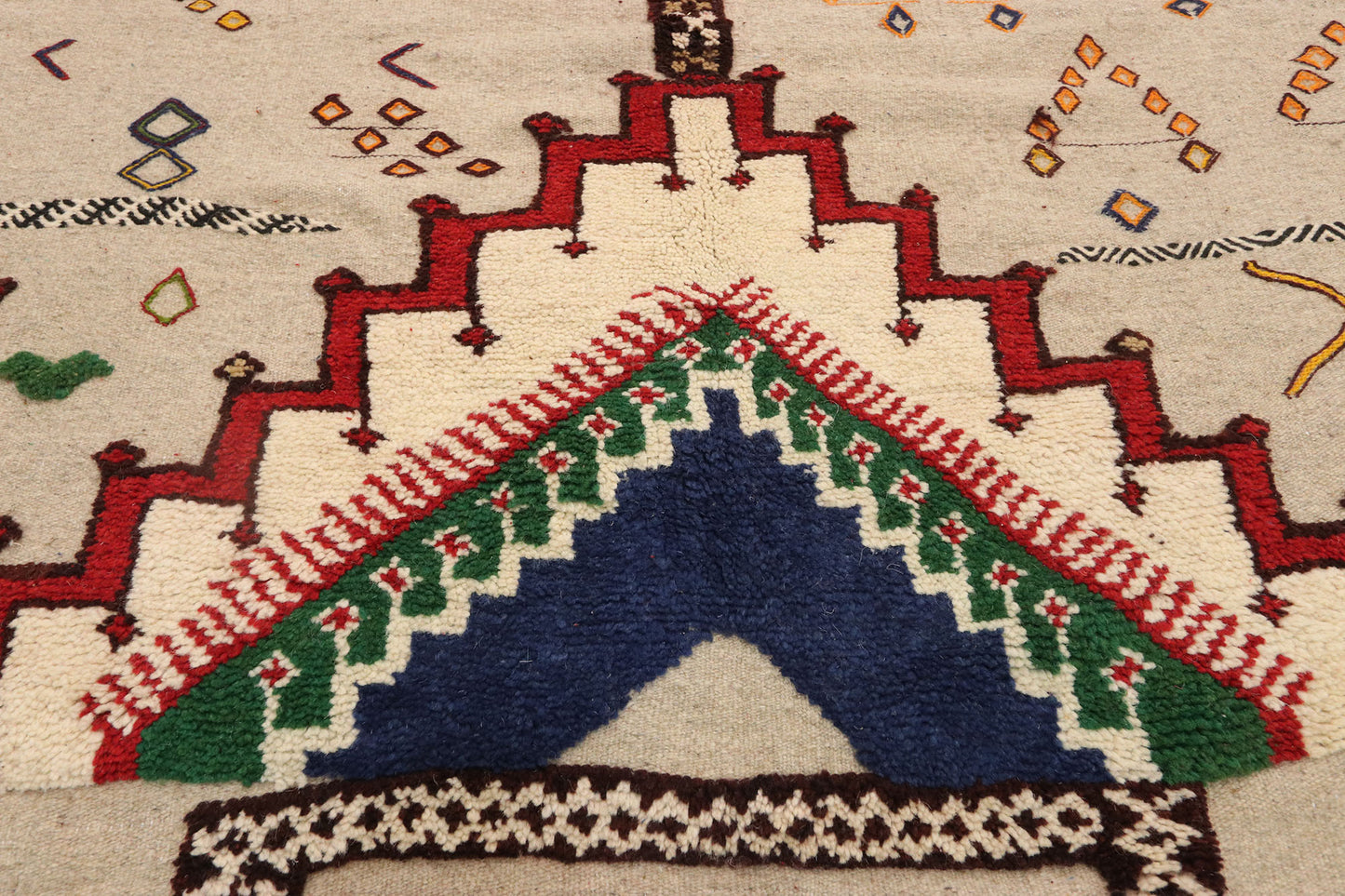 13 x 18 Vintage Moroccan Kilim Glaoui Rug 20923