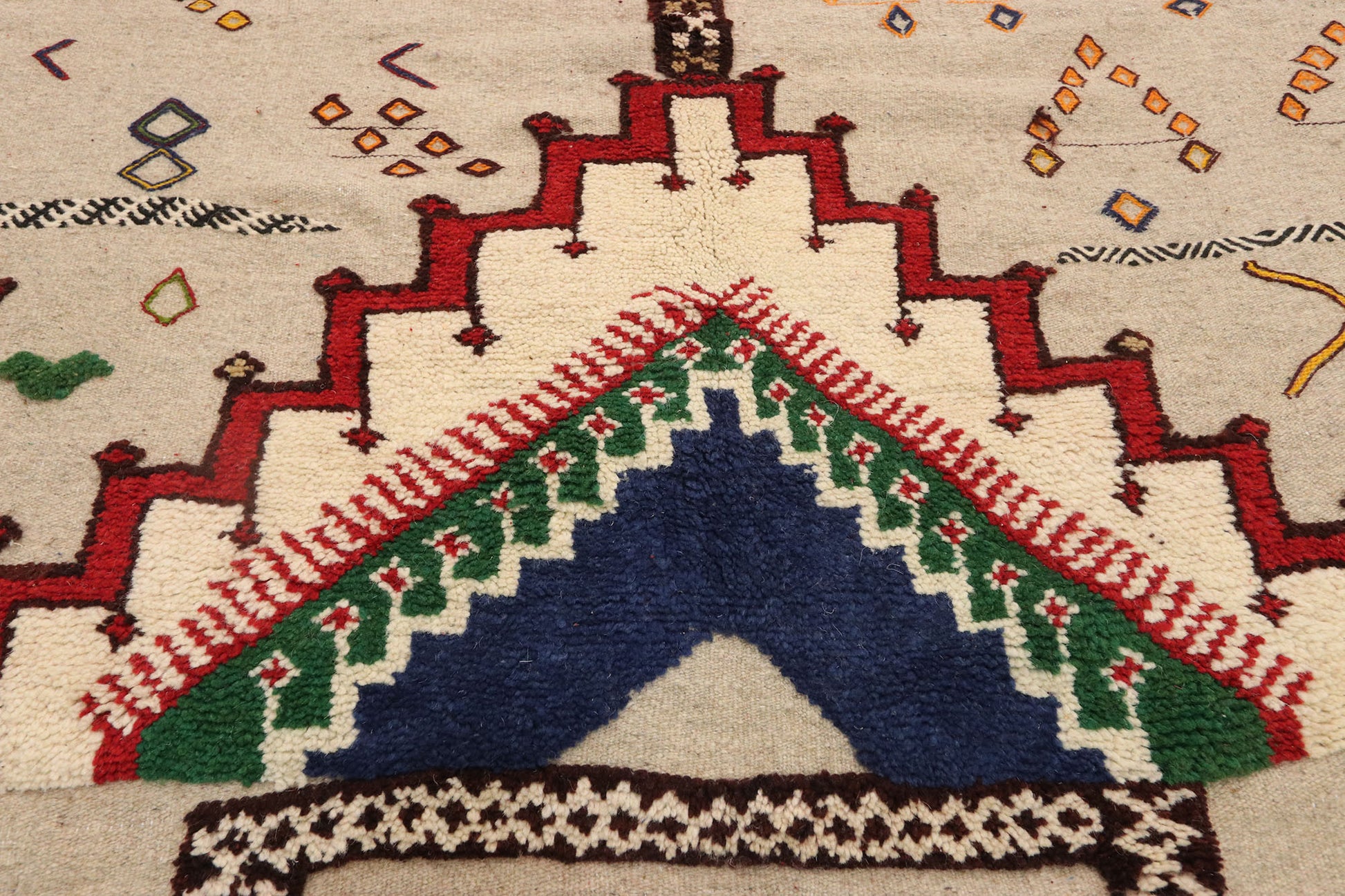 13 x 18 Vintage Moroccan Kilim Glaoui Rug 20923