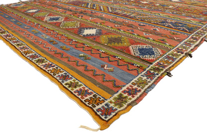 10 x 15 Vintage Moroccan Kilim Rug 20925