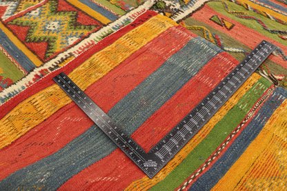 10 x 16 Vintage Moroccan Kilim Rug 20926