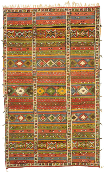 10 x 16 Vintage Moroccan Kilim Rug 20926