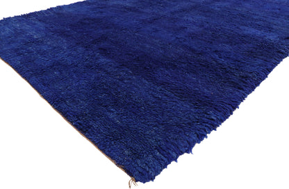 6 x 9 Vintage Blue Beni Mrirt Moroccan Rug 20935