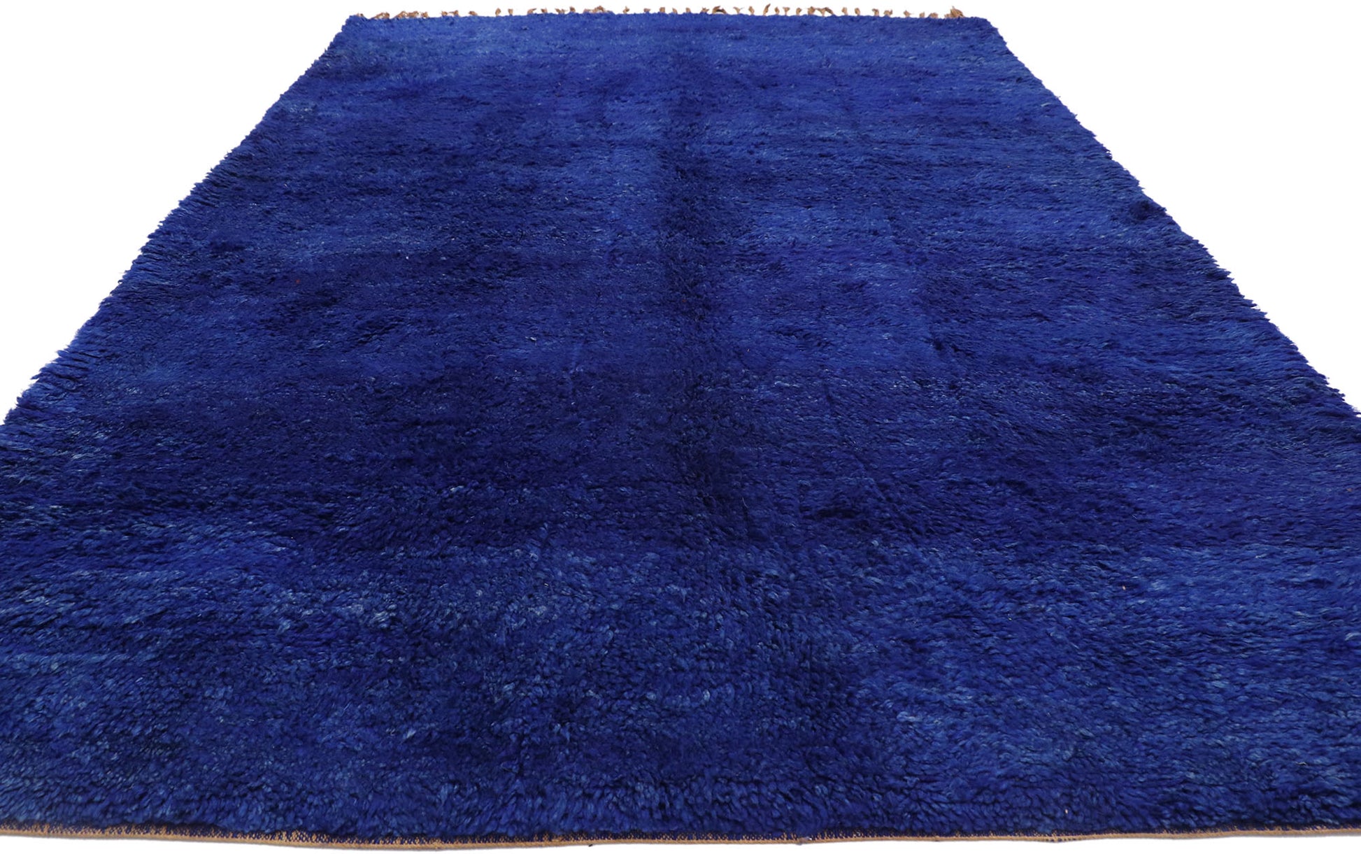 6 x 9 Vintage Blue Beni Mrirt Moroccan Rug 20935