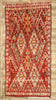 7 x 13 Vintage Red Beni MGuild Moroccan Rug 20941