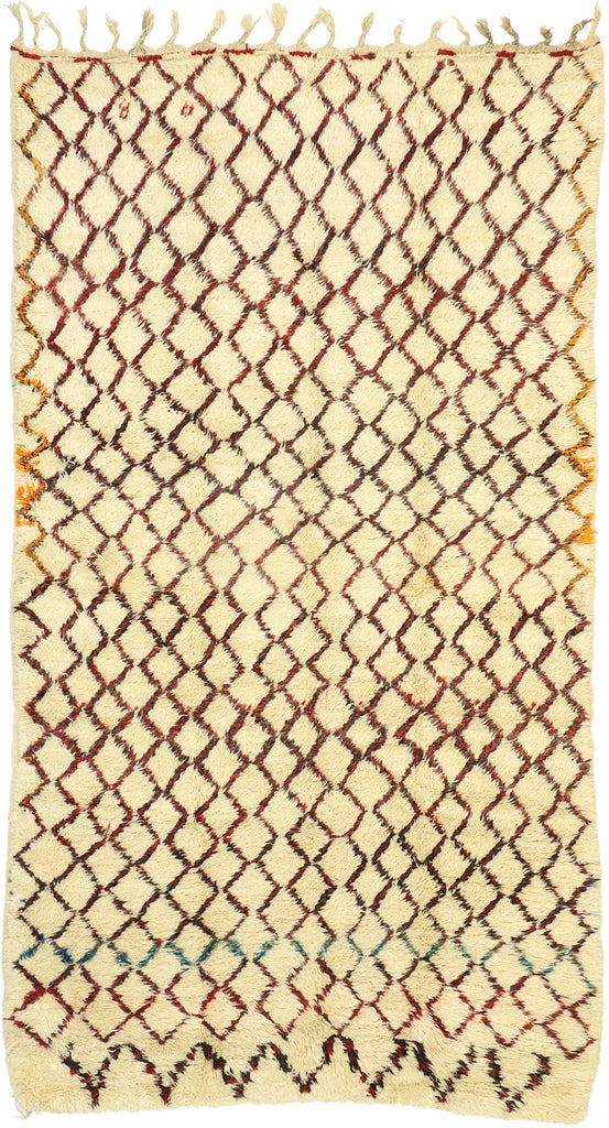 6 x 11 Vintage Moroccan Azilal Rug 20963