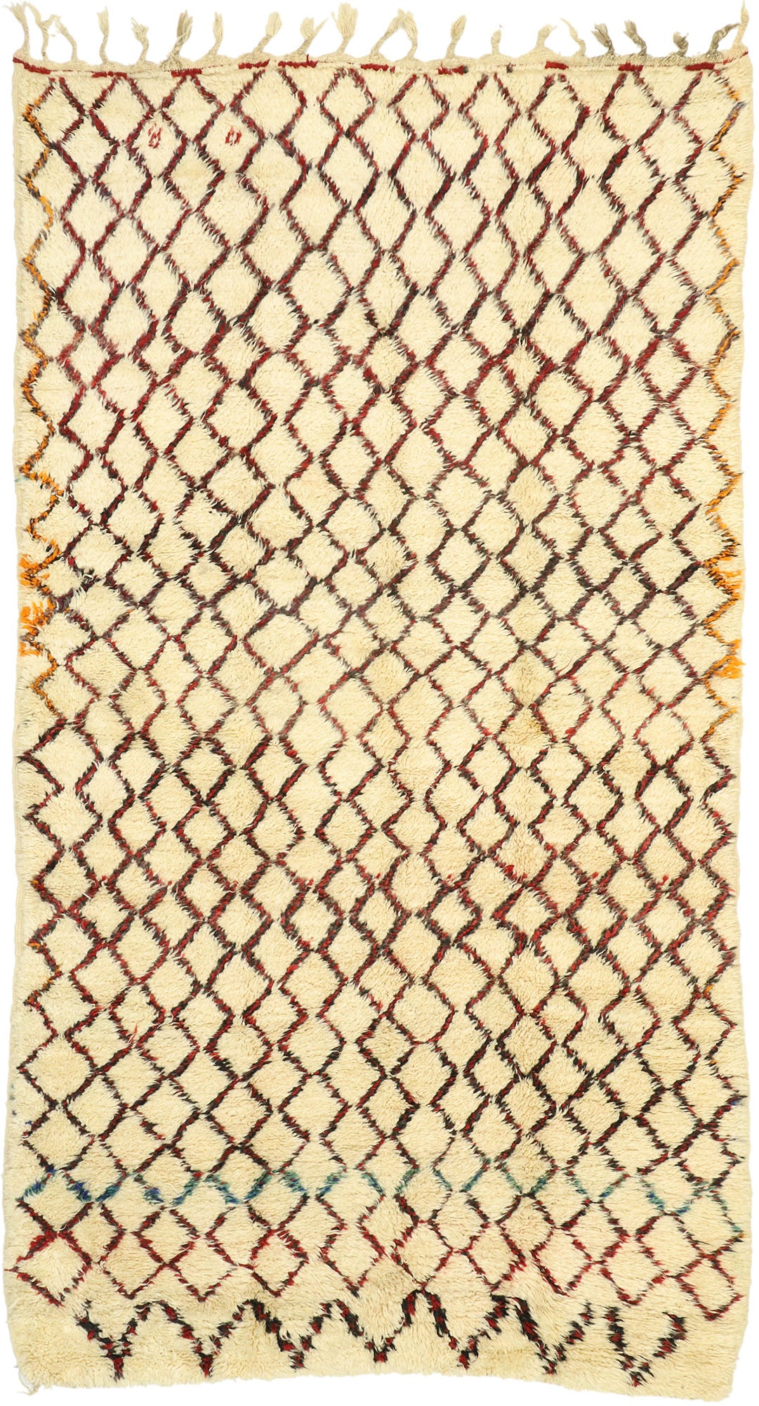 6 x 11 Vintage Moroccan Azilal Rug 20963