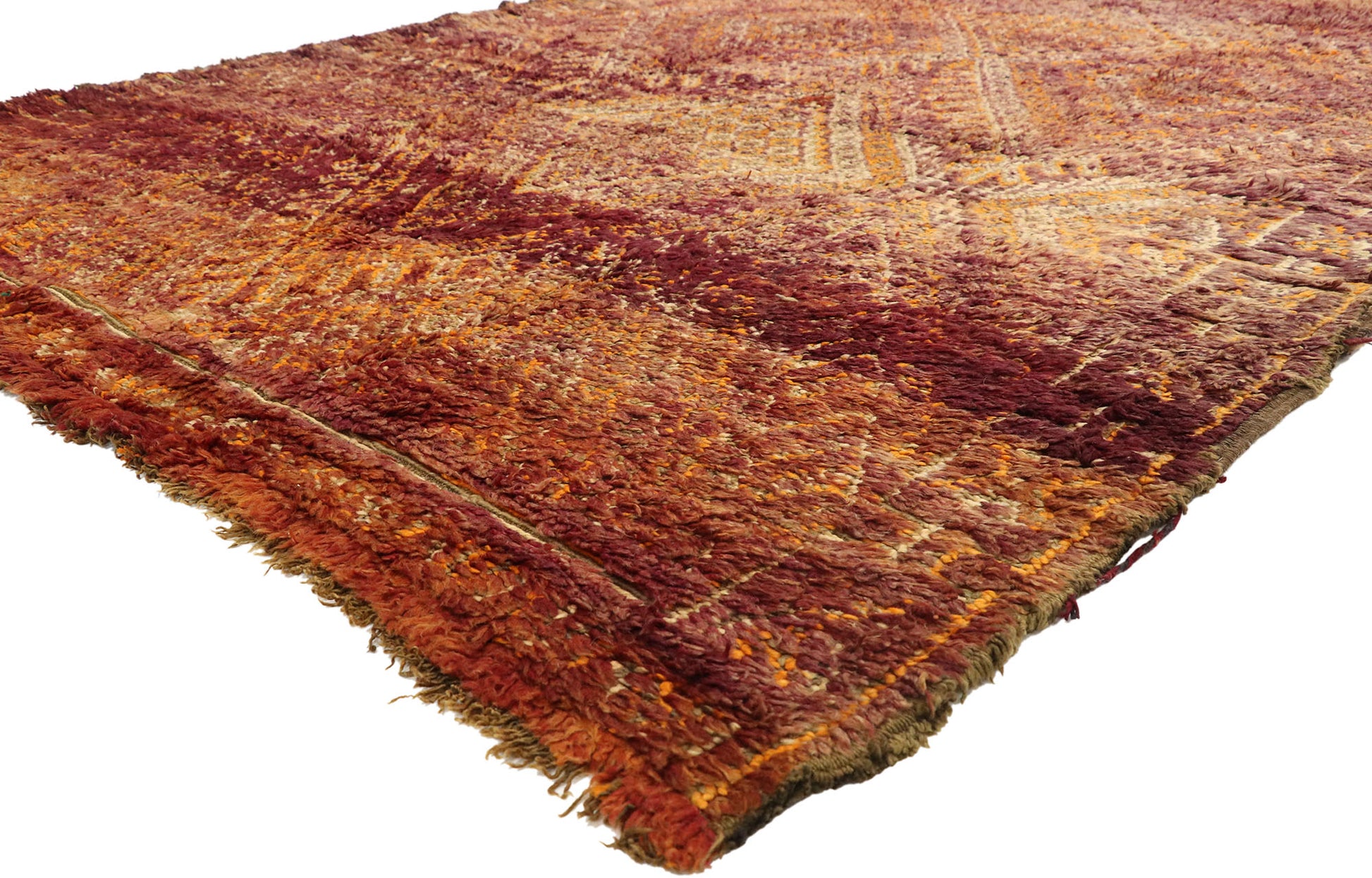 6 x 9 Vintage Beni M'Guild Moroccan Rug 20964