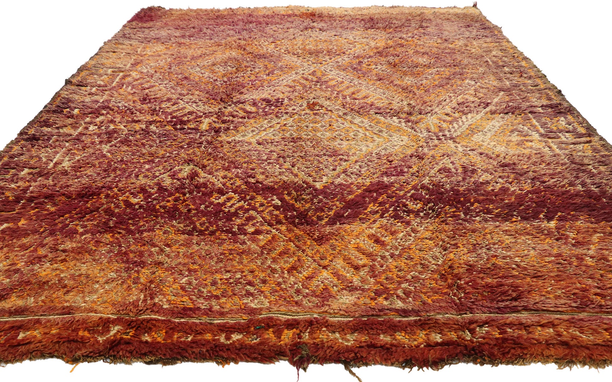 6 x 9 Vintage Beni M'Guild Moroccan Rug 20964