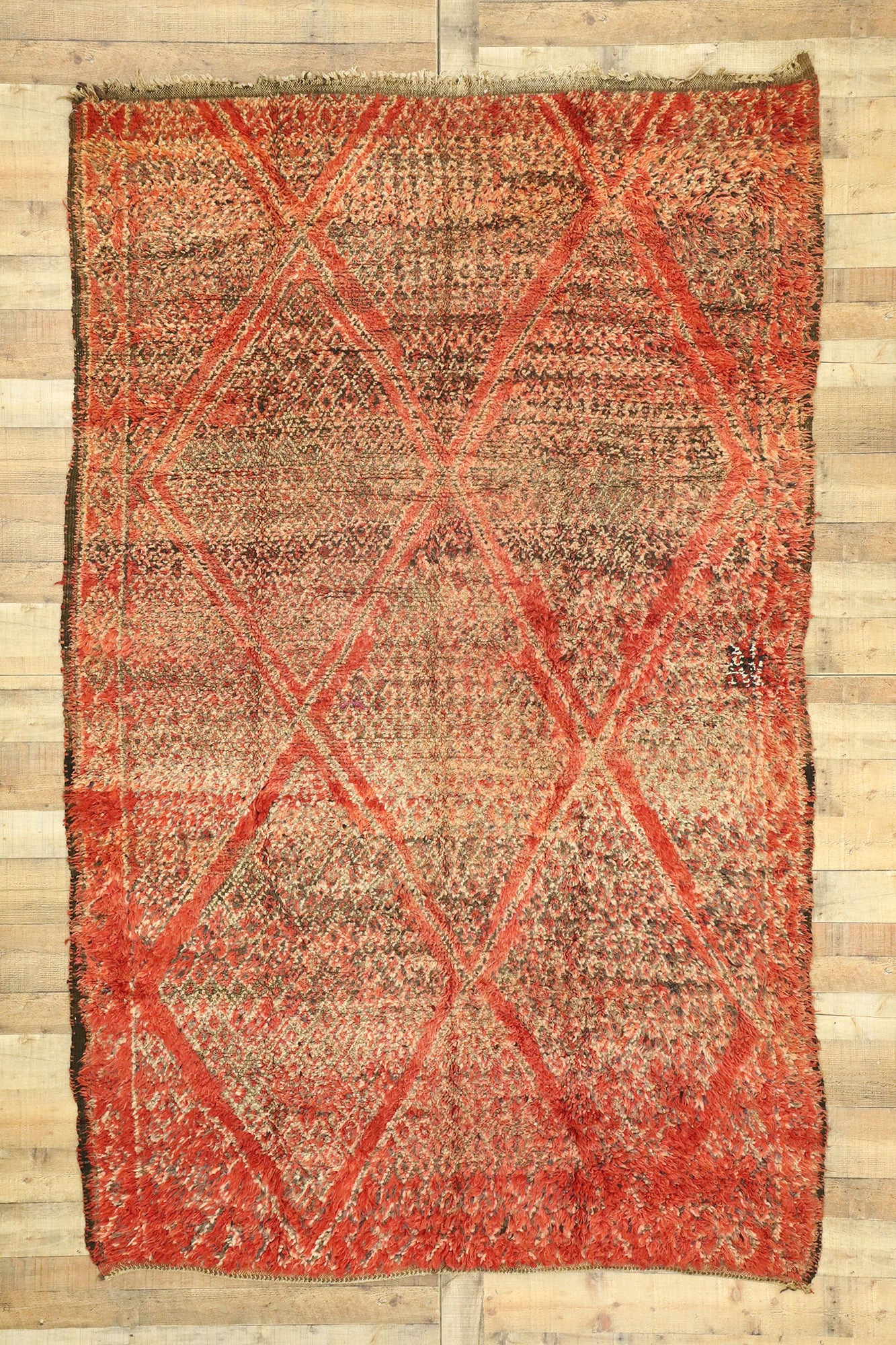 6 x 9 Vintage Moroccan Rug 20979