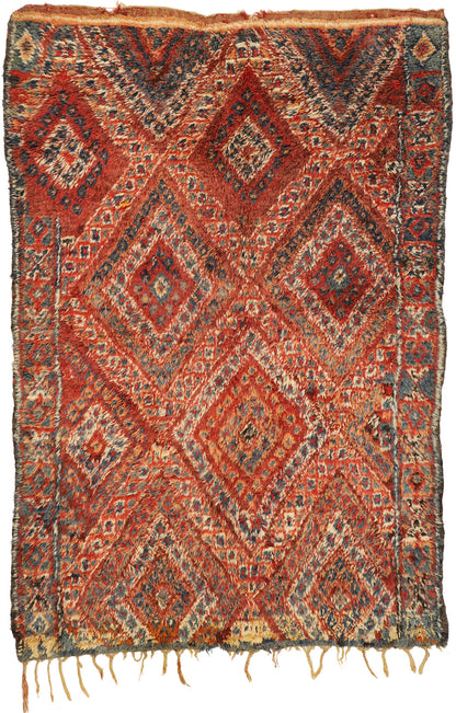 6 x 9 Vintage Moroccan Rug 20980
