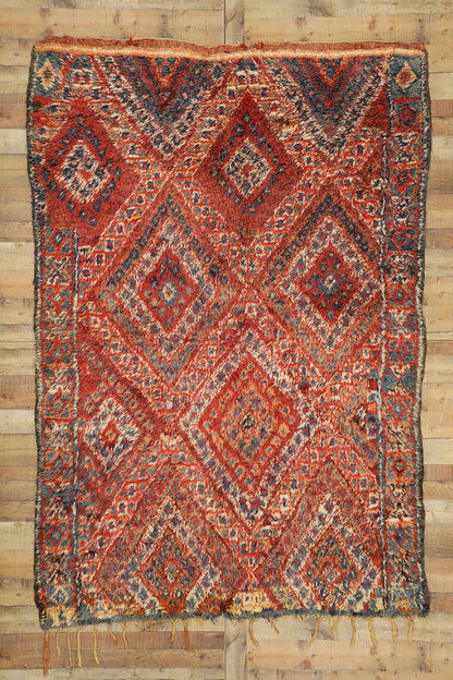 6 x 9 Vintage Moroccan Rug 20980