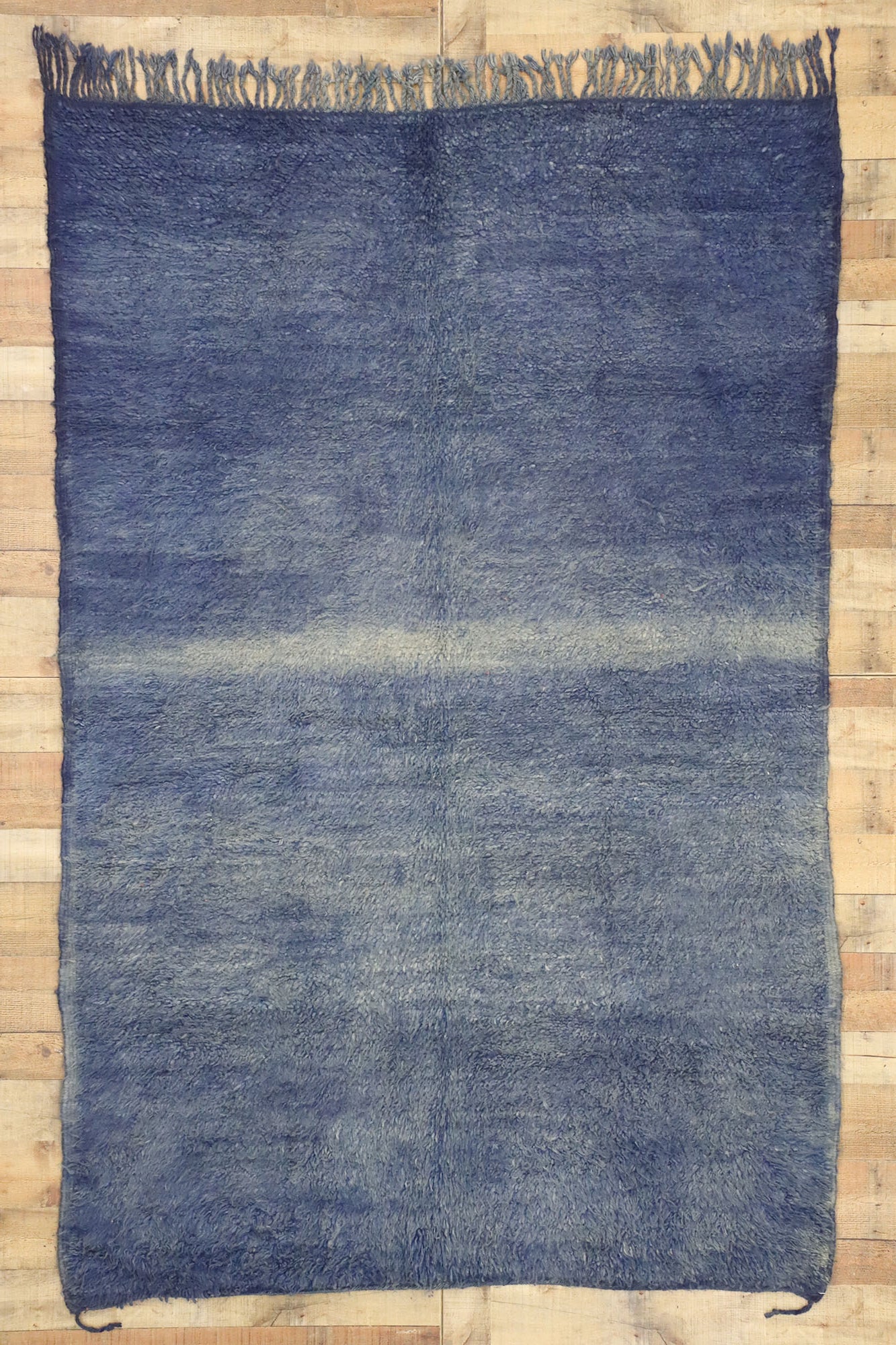6 x 8 Vintage Blue Moroccan Rug 20987