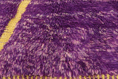 7 x 10 Modern Purple Beni Mrirt Moroccan Rug 20994