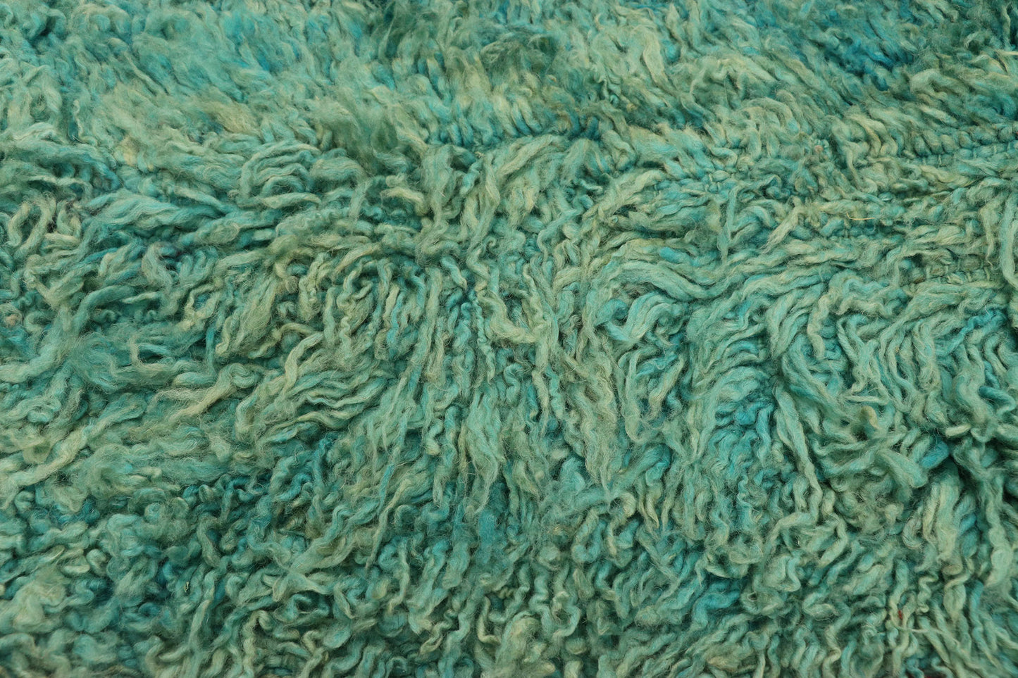 7 x 11 Vintage Green Moroccan Rug 20998