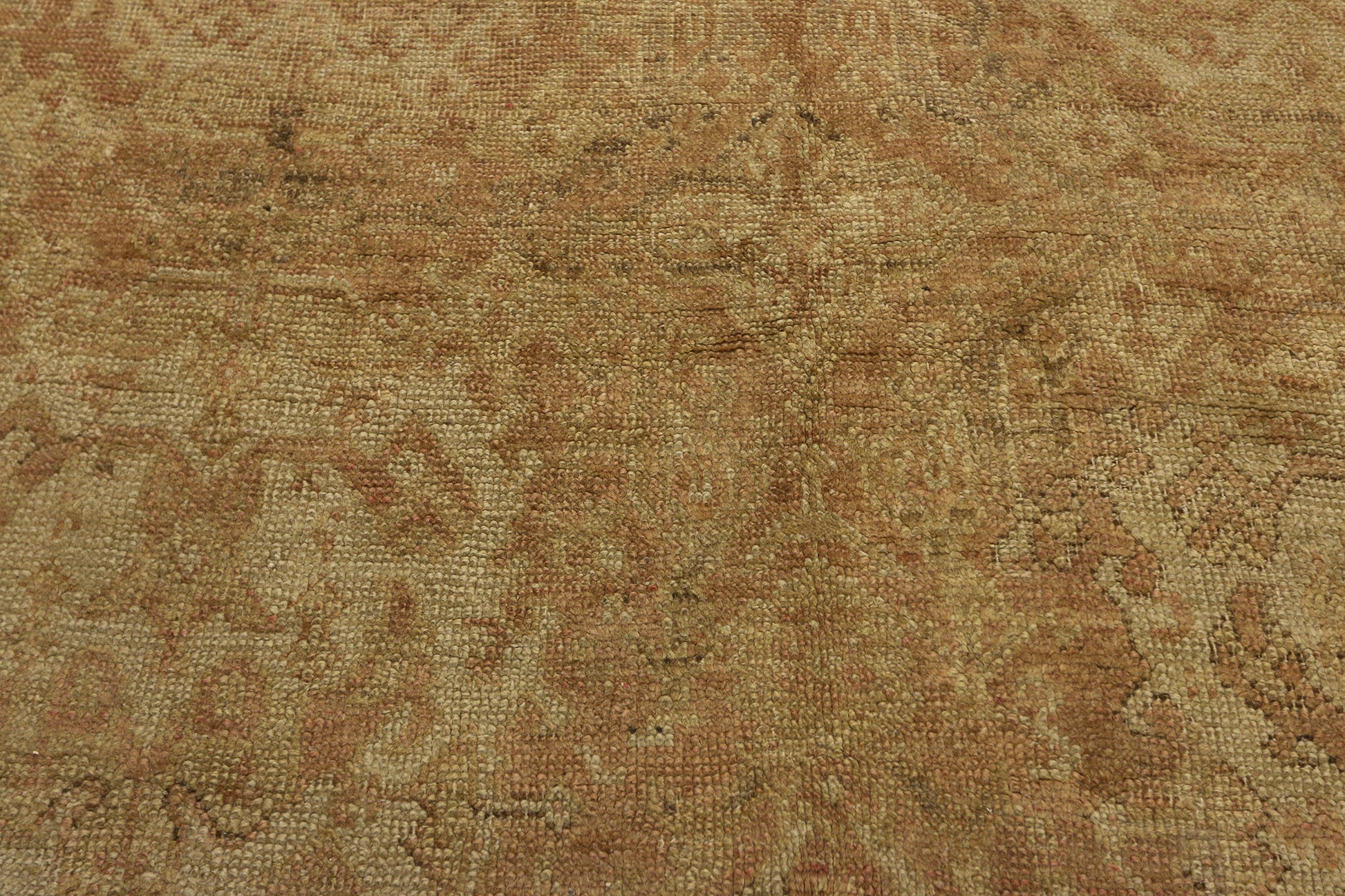 20 x 22 Antique Turkish Oushak Rug 73446