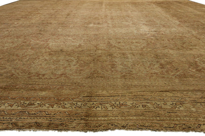 20 x 22 Antique Turkish Oushak Rug 73446