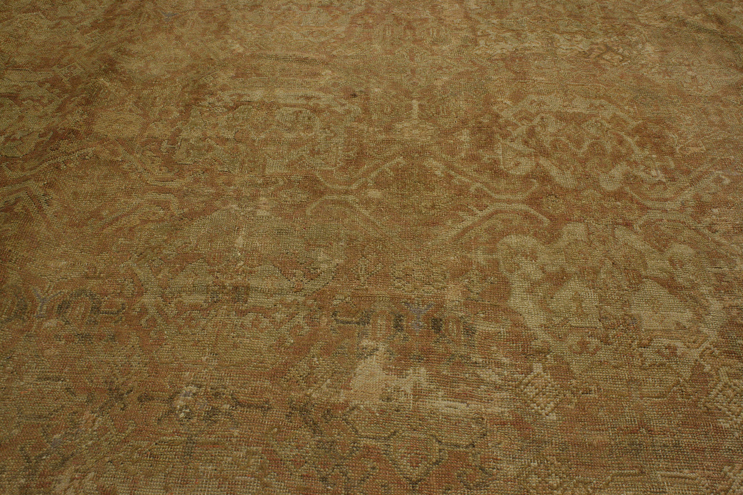 20 x 22 Antique Turkish Oushak Rug 73446