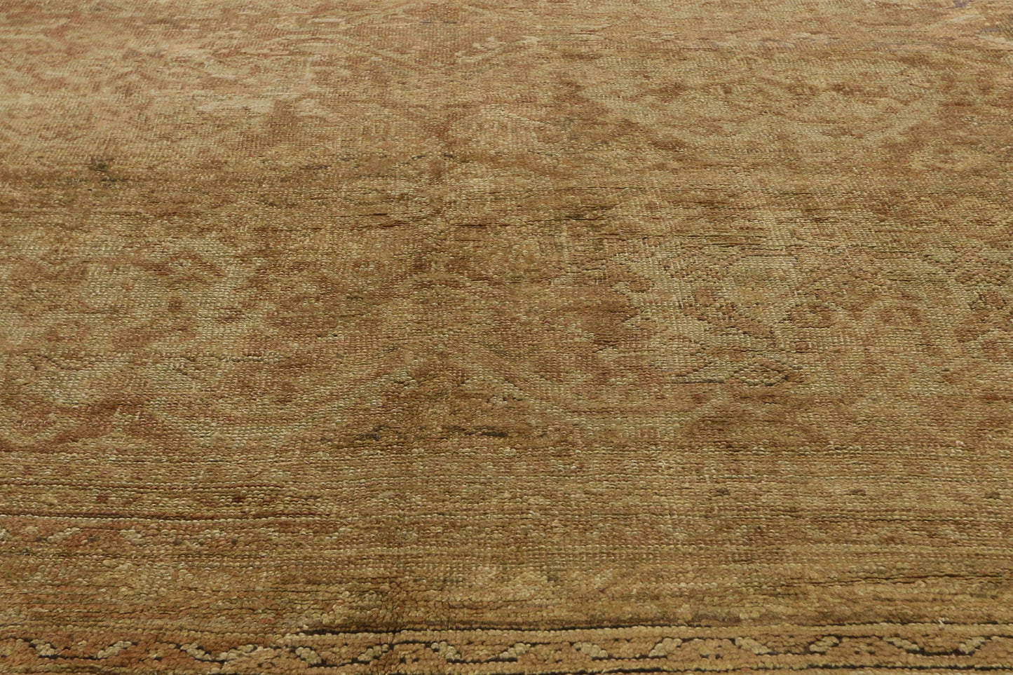 20 x 22 Antique Turkish Oushak Rug 73446