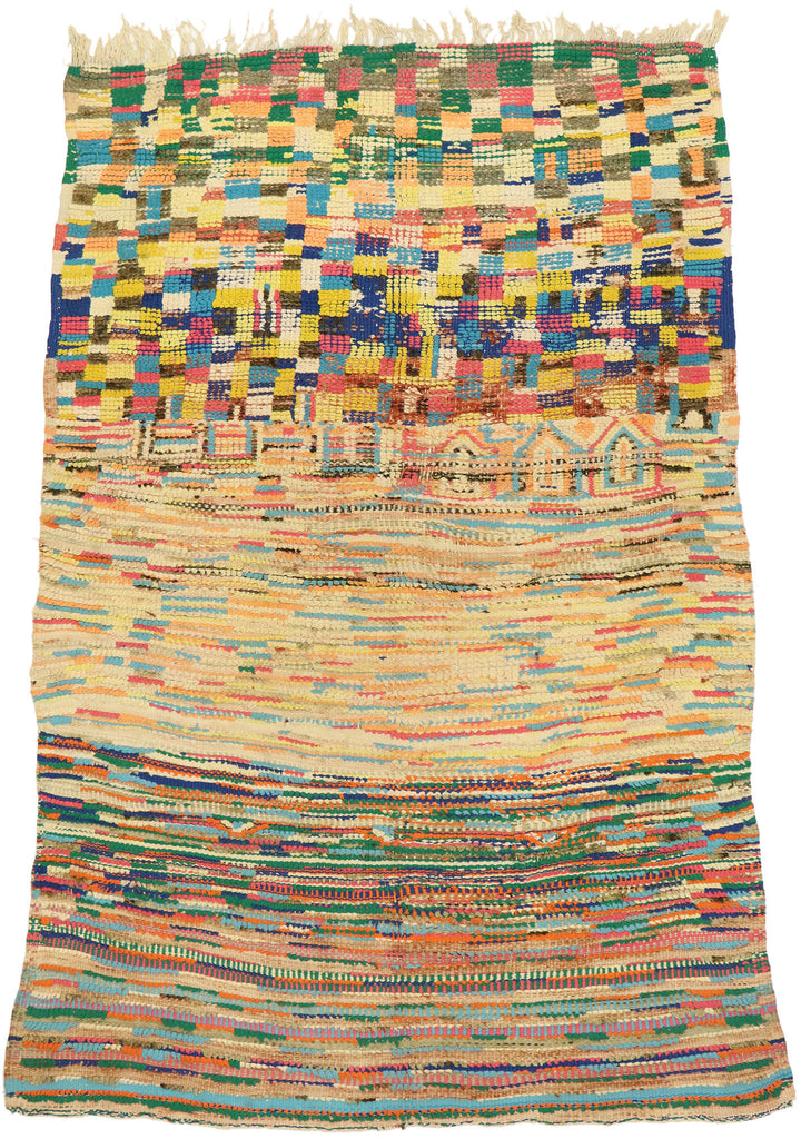 5 x 7 Vintage Boujad Moroccan Rug 21006