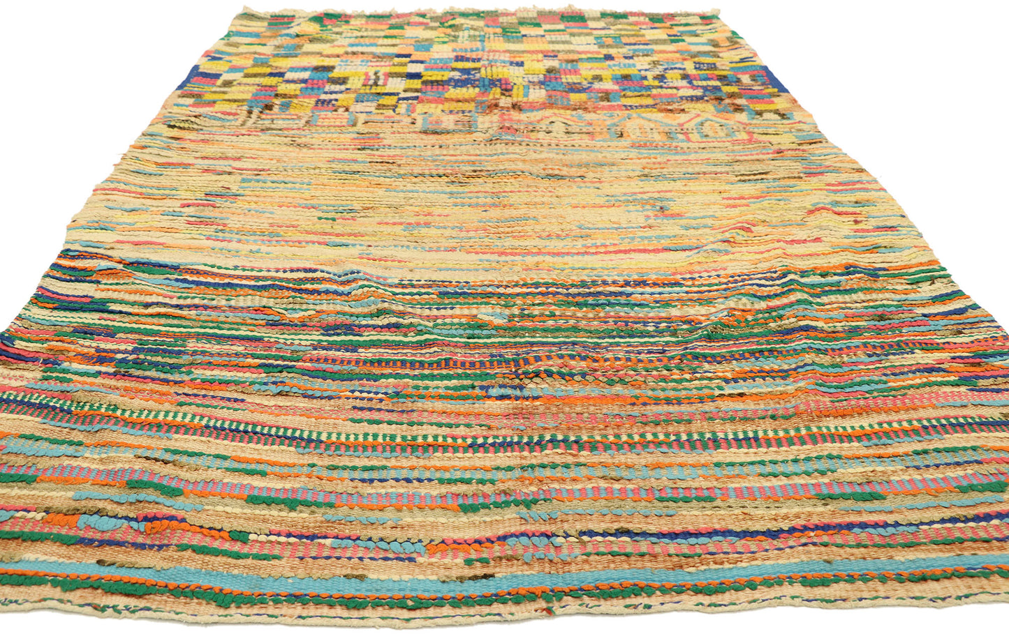 5 x 7 Vintage Boujad Moroccan Rug 21006