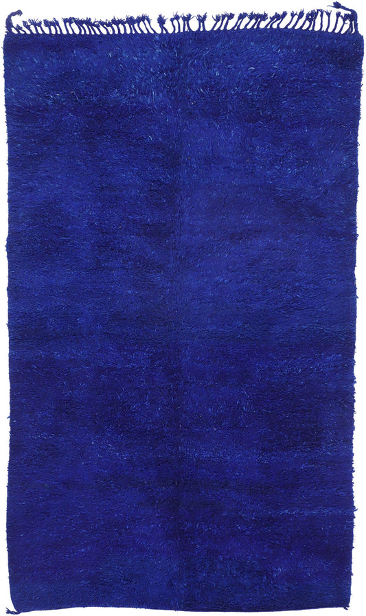 6 x 10 Vintage Blue Moroccan Rug 21011
