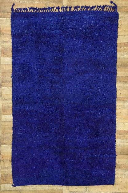 6 x 10 Vintage Blue Moroccan Rug 21011