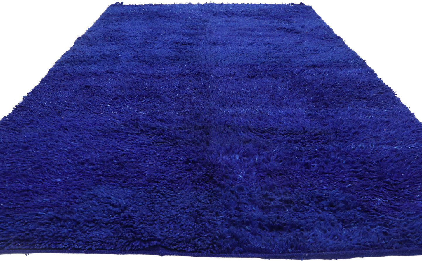 6 x 10 Vintage Blue Moroccan Rug 21011