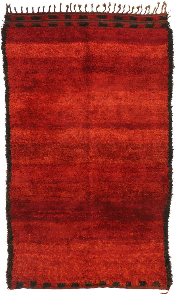 7 x 11 Vintage Red Moroccan Rug 21015