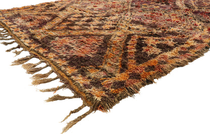 7 x 11 Vintage Beni M'Guild Moroccan Rug 21018