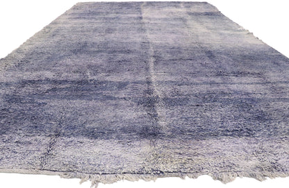 9 x 15 Vintage Purple Moroccan Rug 21025