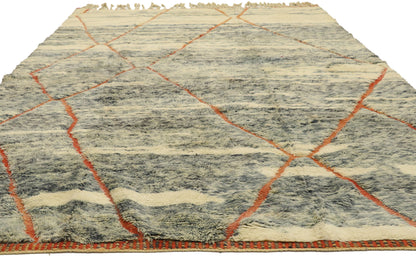 7 x 10 Modern Beni Mrirt Moroccan Rug 21026