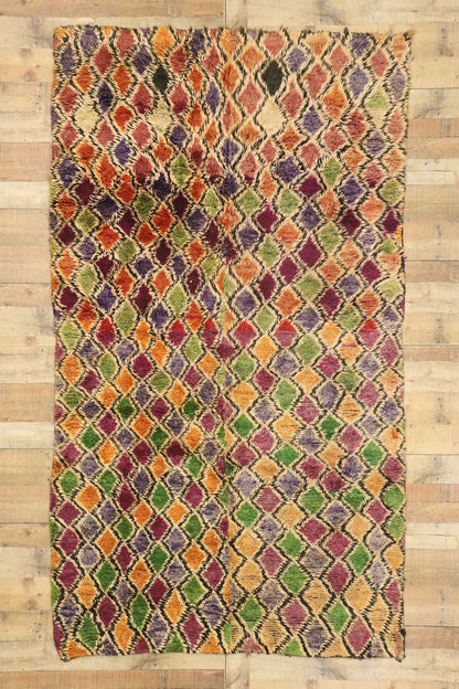 5 x 9 Vintage Moroccan Rug 21027