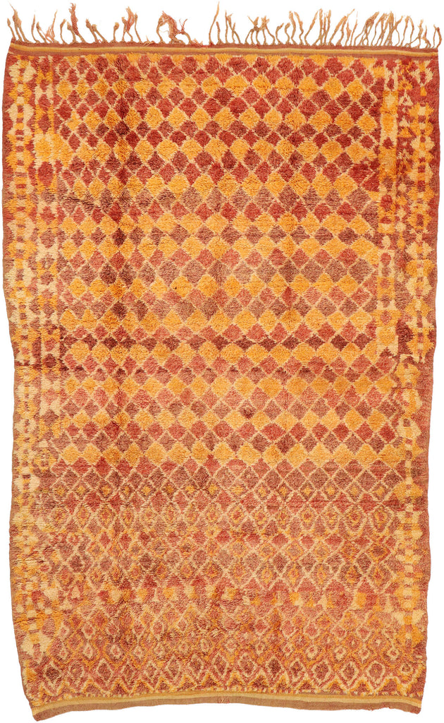 7 x 10 Vintage Boujad Moroccan Rug 21028