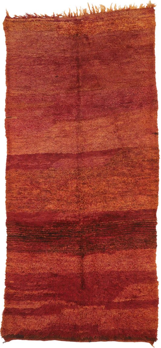 6 x 12 Vintage Red Moroccan Rug 21033