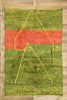 7 x 11 Modern Green Beni Mrirt Moroccan Rug 21037