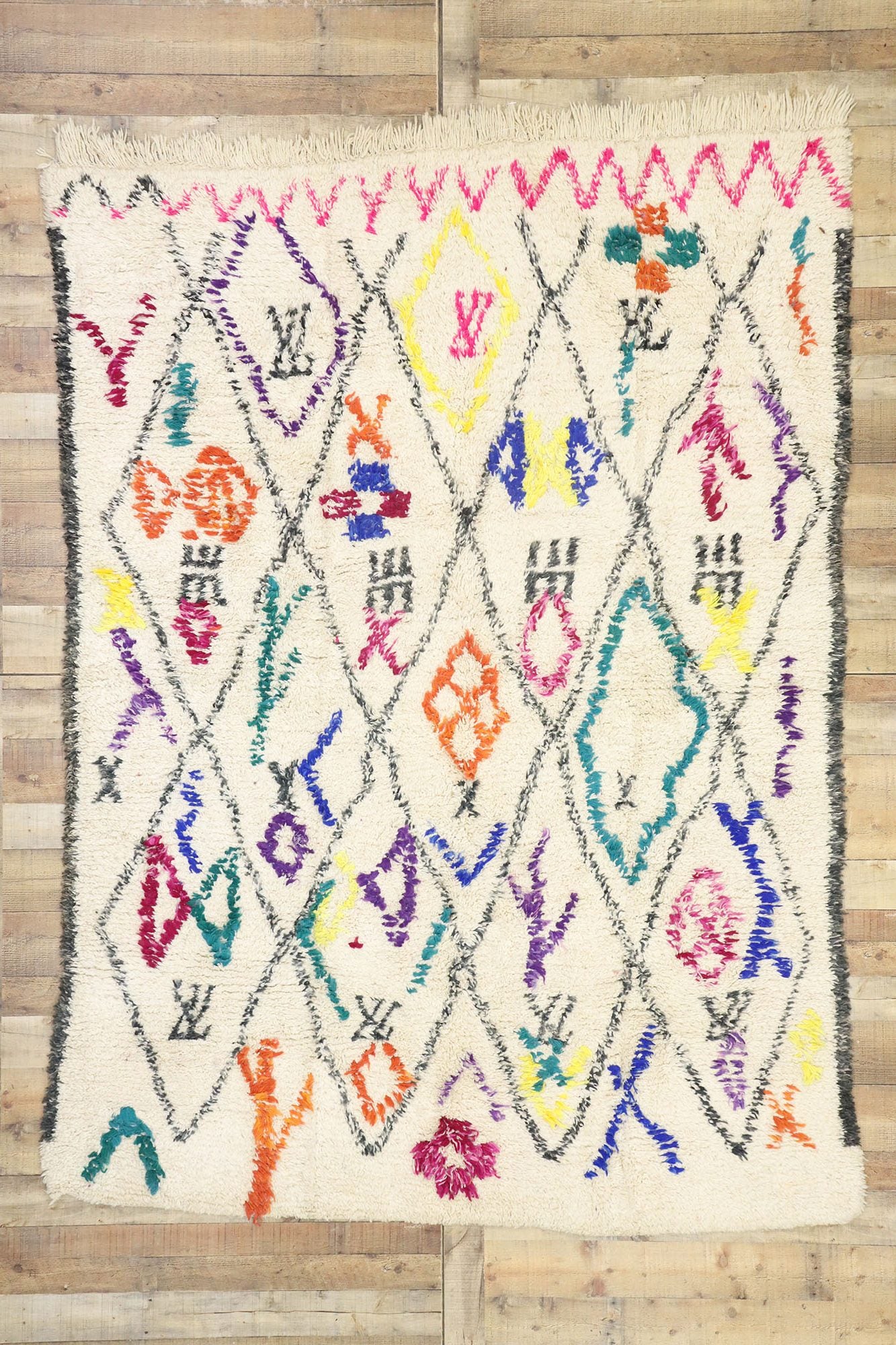 7 x 9 Moroccan Azilal Rug 21043