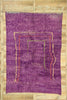7 x 10 Purple Beni Mrirt Moroccan Rug 21049