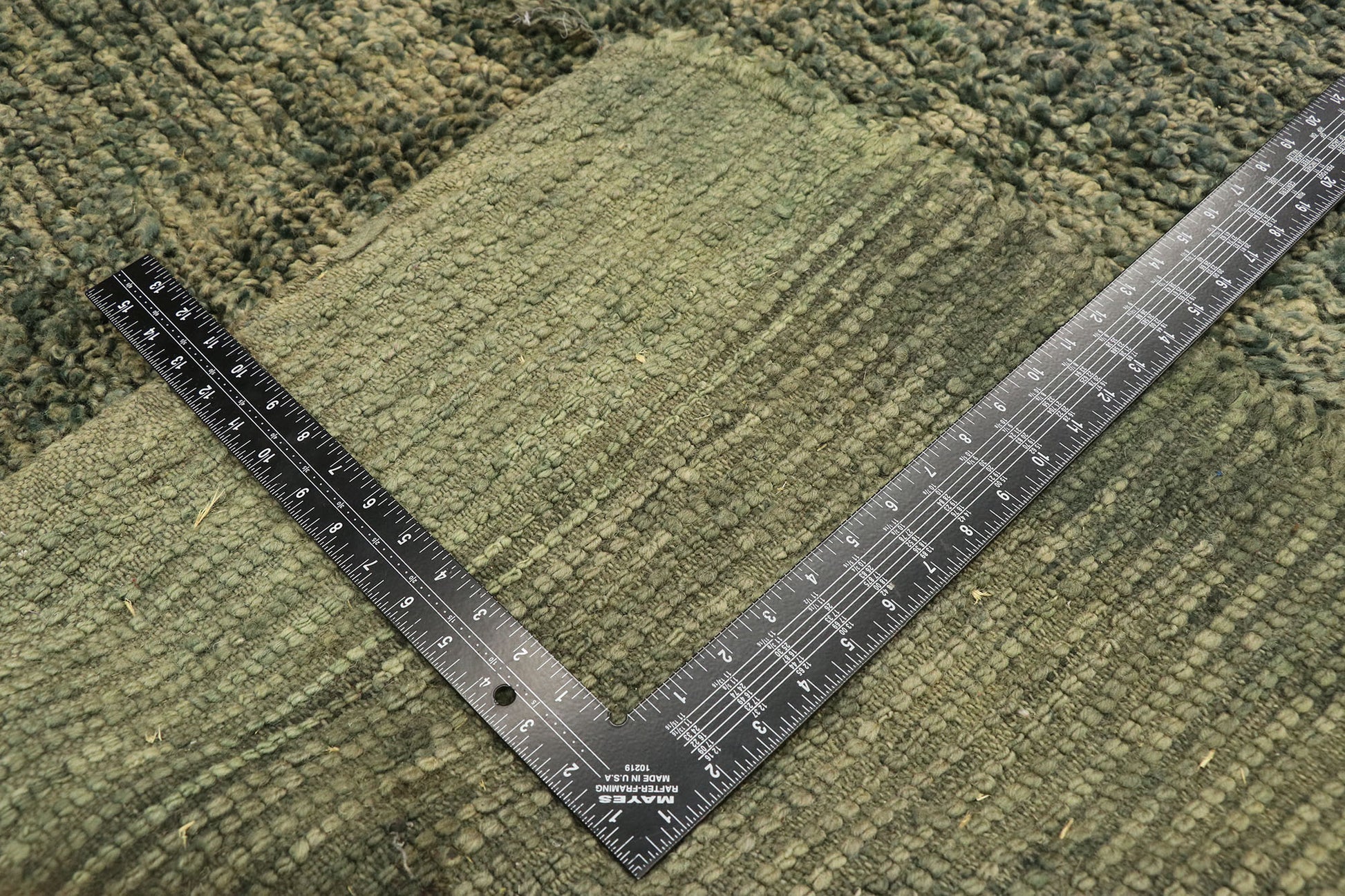 6 x 8 Vintage Green Moroccan Rug 21050