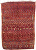 7 x 10 Vintage Red Moroccan Rug 21051