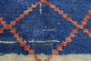 6 x 8 Vintage Blue Moroccan Rug 21056