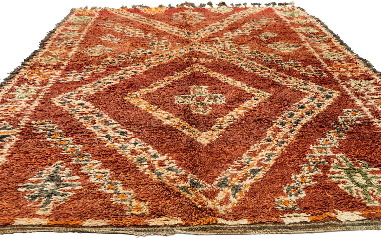6 x 9 Vintage Beni M'Guild Moroccan Rug 21062