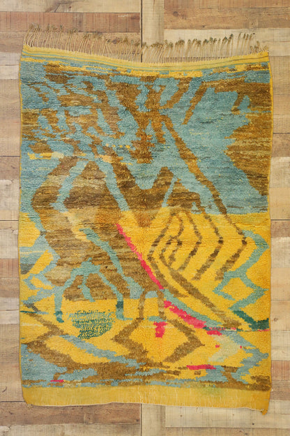 4 x 5 Colorful Moroccan Rug 21065