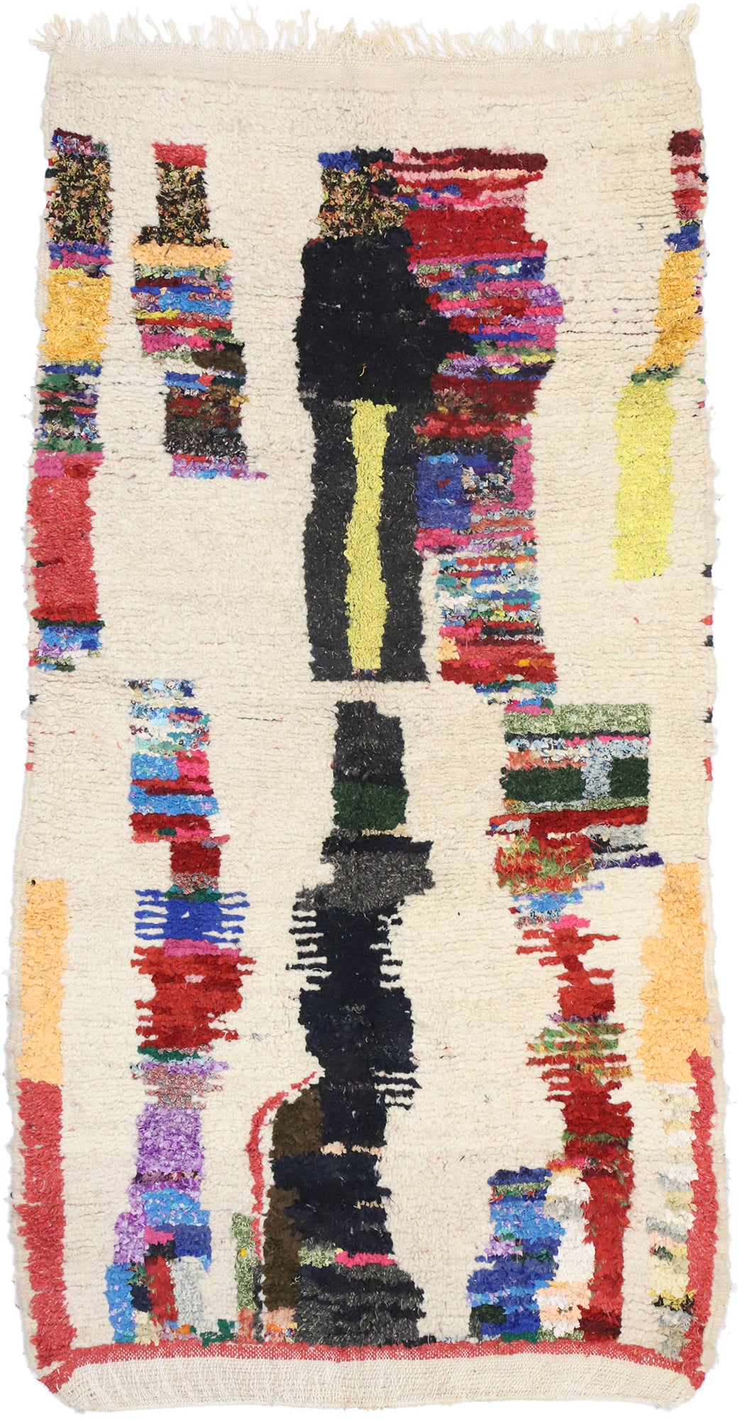 4 x 7 Vintage Moroccan Azilal Rug 21072