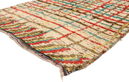 4 x 7 Vintage Moroccan Azilal Rug 21073